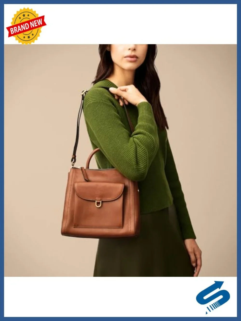 Leather Convertible Backpack Purse Crossbody Shoulder Bag